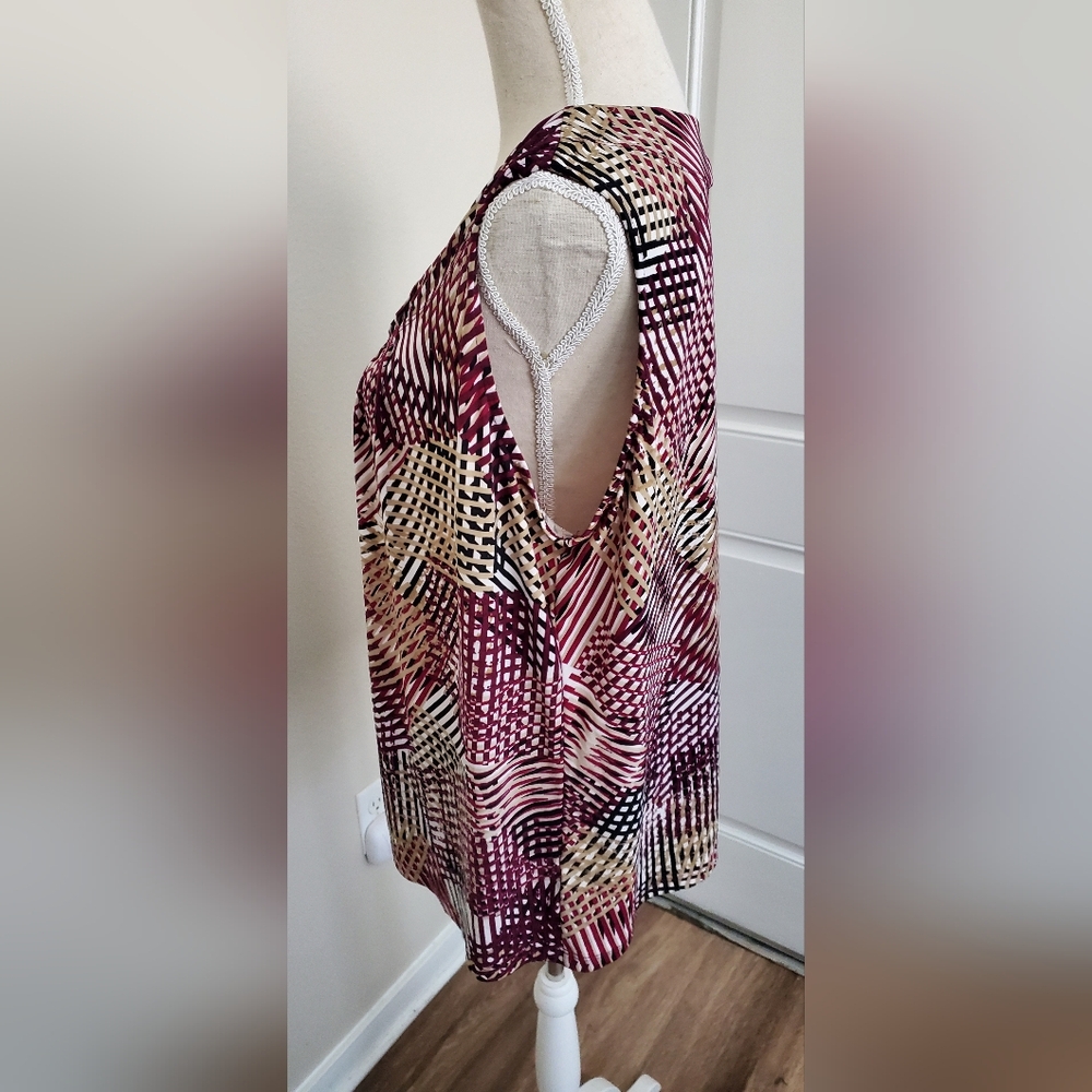 Jones Studio Separates Multicolor Geometric Blous… - image 5